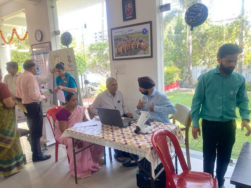 Indore: Camp organized to create awareness about eyes, focus was on diagnosis of diabetic retinopathy-glaucoma