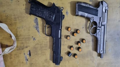 person making the video of firing a fake pistol was caught