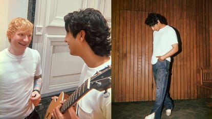 Ahaan Panday got autographed guitar by ED Sheeran says he will use it to prepare for debut yrf romantic film