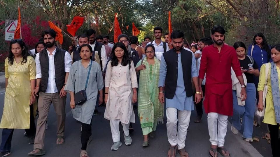 ABVP announces possible candidates for JNU Students Union elections