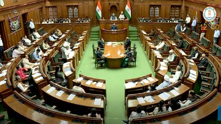 Delhi Vidhan Sabha Discussion In The House On The Problems Of Delhi Jal ...