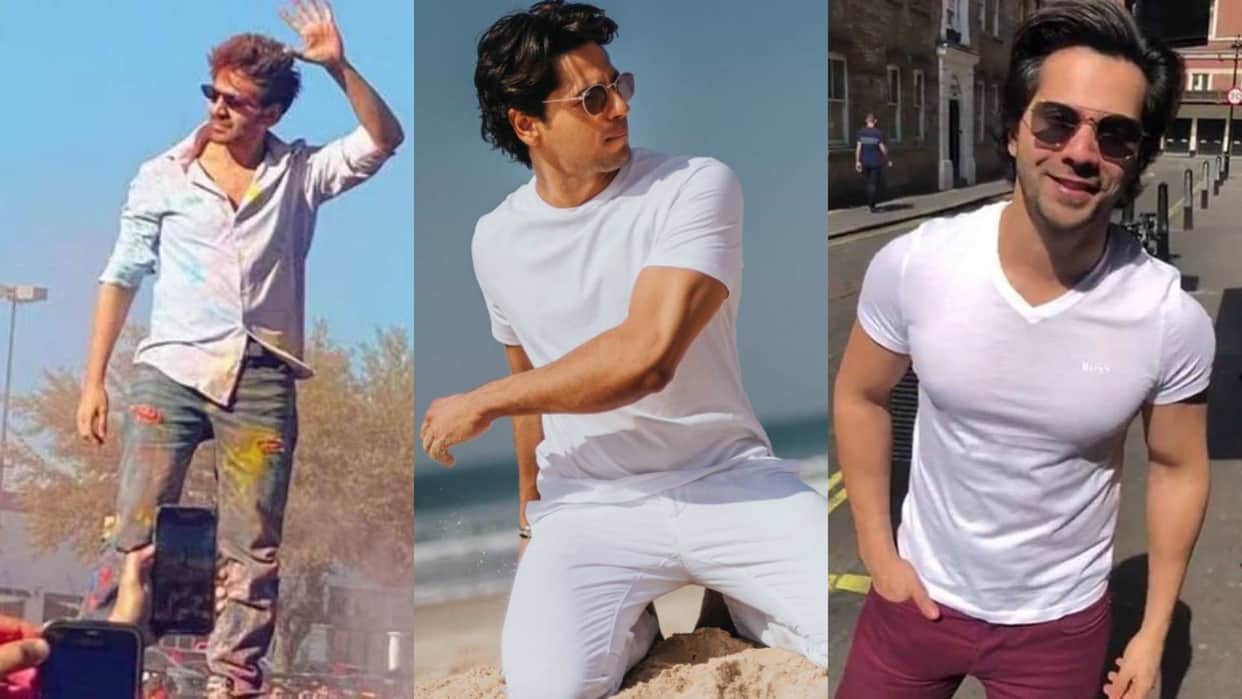 Holi 2024 trendy mens outfit for holi party inspired by bollywood actors