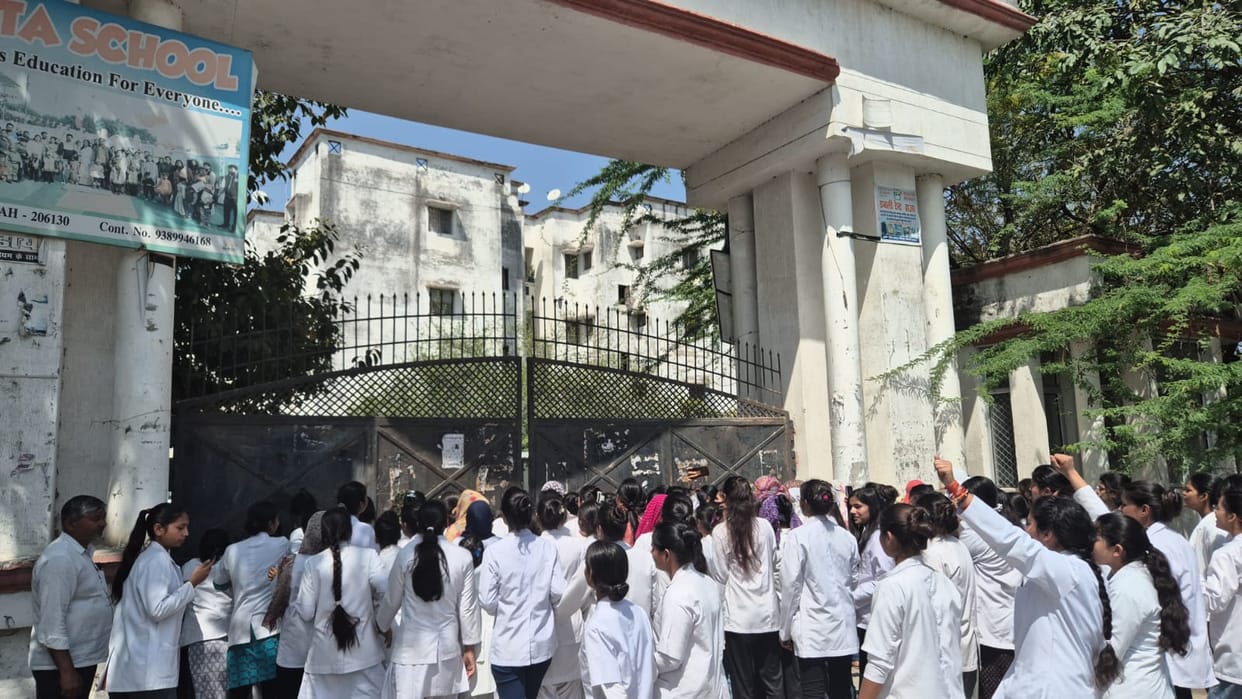 ANM student murder, Demonstration of paramedical students begins, report against three, main accused arrested