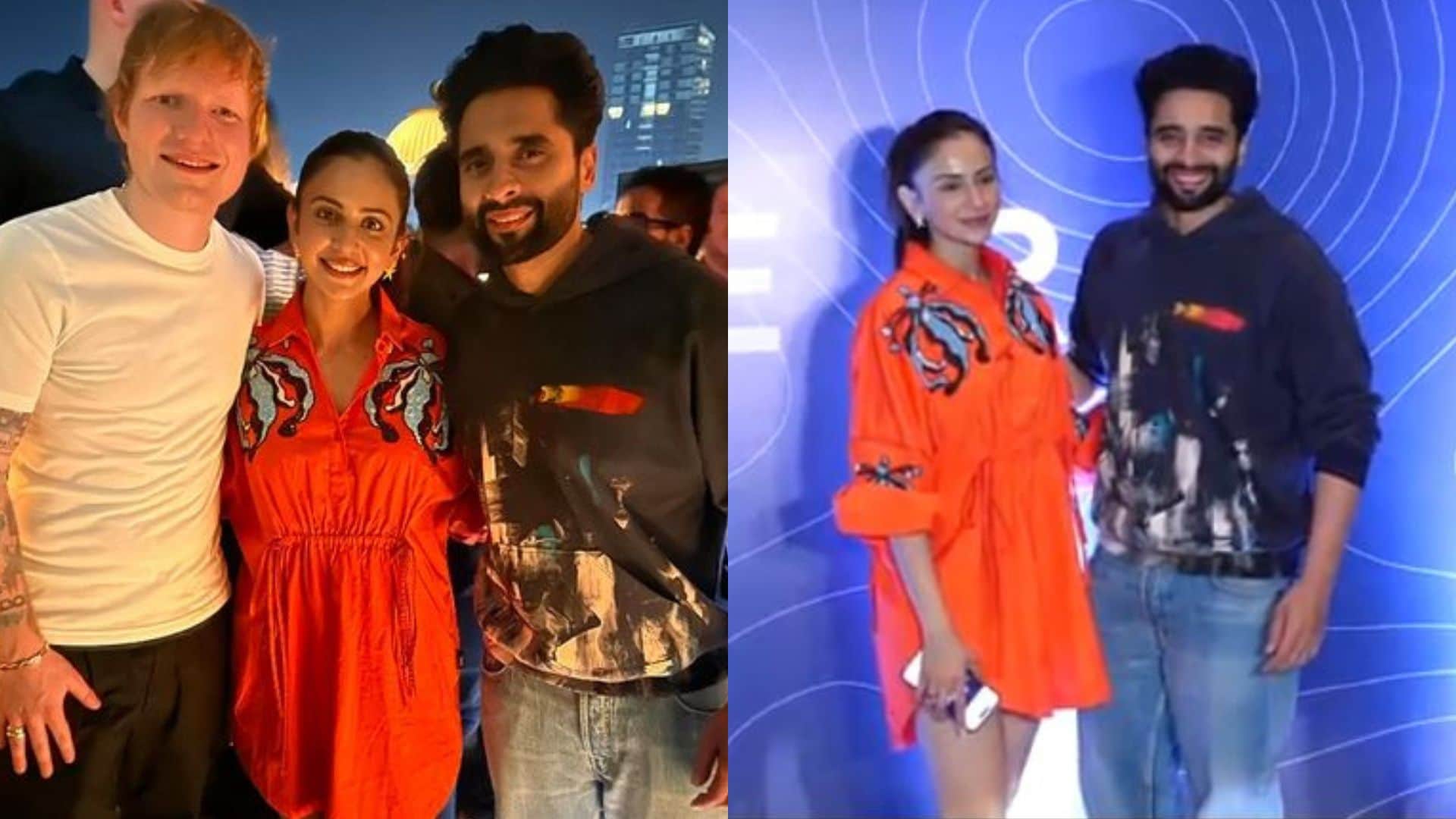 Ed Sheeran in Mumbai Kapil Sharma organized party for For british singer Rakul Jackky  Munawar were seen