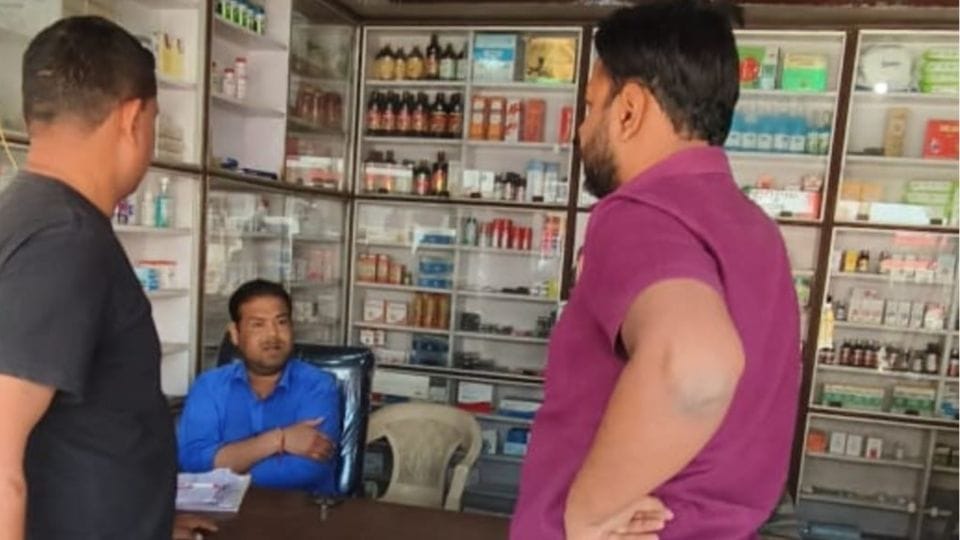 Gaurela Pendra raids on drug dealing medical in Marwahi