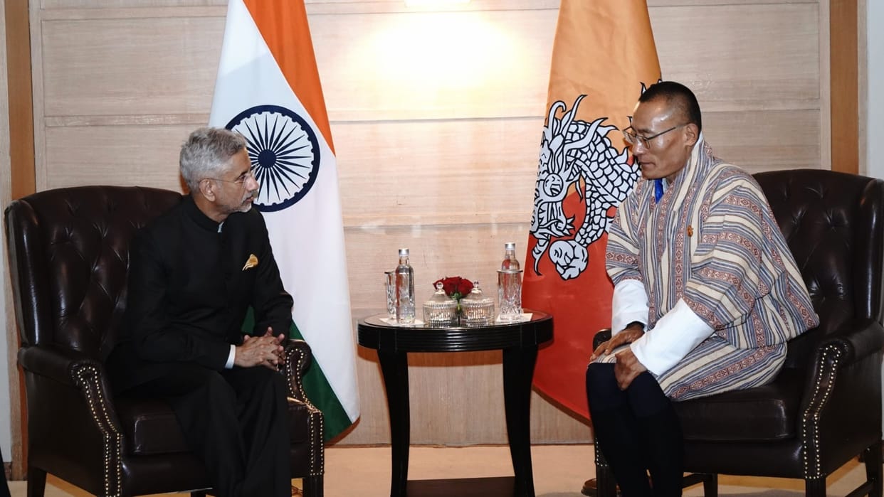 Bhutan Prime Minister Tobgay India visit met Foreign Minister S Jaishankar