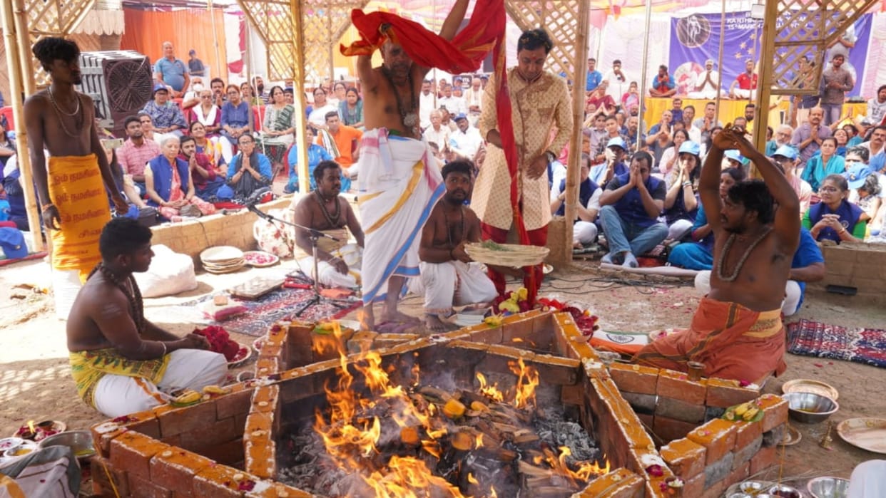 Devotees from South India performed Palini Kartikeya Mahayagyam in Ujjain