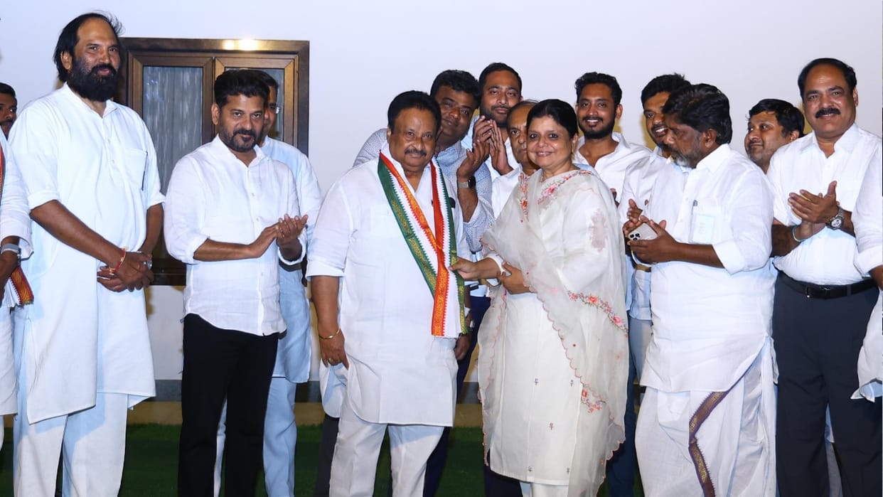 Telangana BJP leader AP Jithender Reddy joined Congress CM Revanth Reddy Lok Sabha Elections