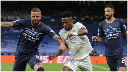 Champions League: चैंपियंस लीग के क्वार्टर फाइनल में टकराएंगे रियल और सिटी, बार्सा का पीएसजी से होगा मुकाबला Champions League Quarter-Final Draw: Real Madrid to take on Manchester City; Arsenal to face Bayern Munich