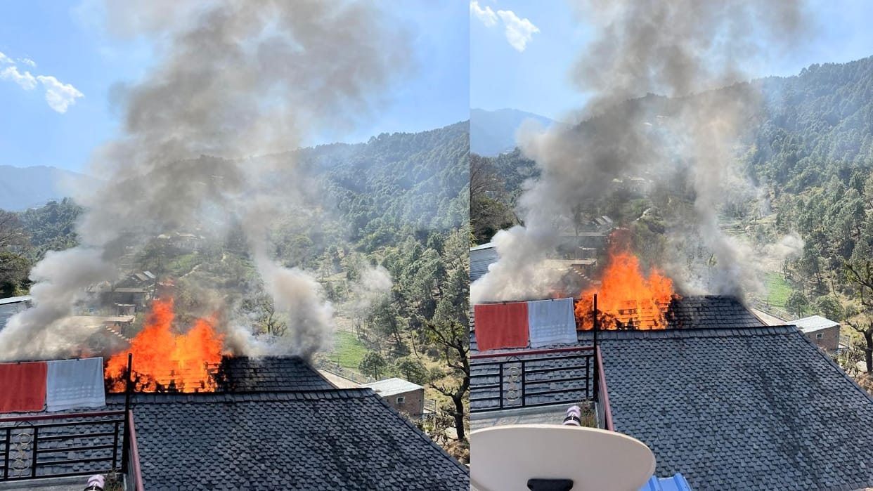 Fire breaks out in house in Thachi of Gohar, loss worth lakhs