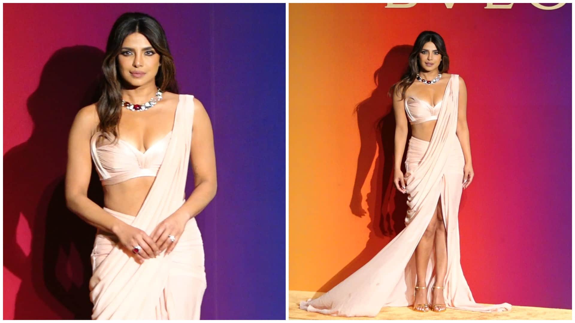 Priyanka Chopra Madhuri Dixit Ayushmann Khurrana and Other Celebs Attend Bvlgari and Isha Ambani Holi Bash