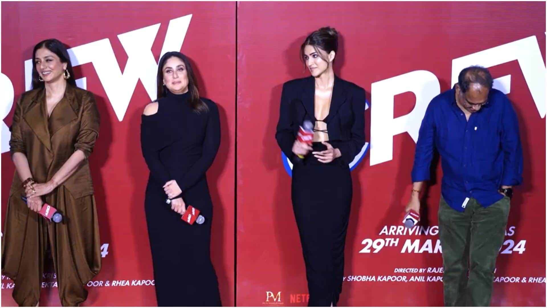 Crew Director Rajesh a krishnan praised Tabu kareena kapoor khan kriti sanon Read details inside