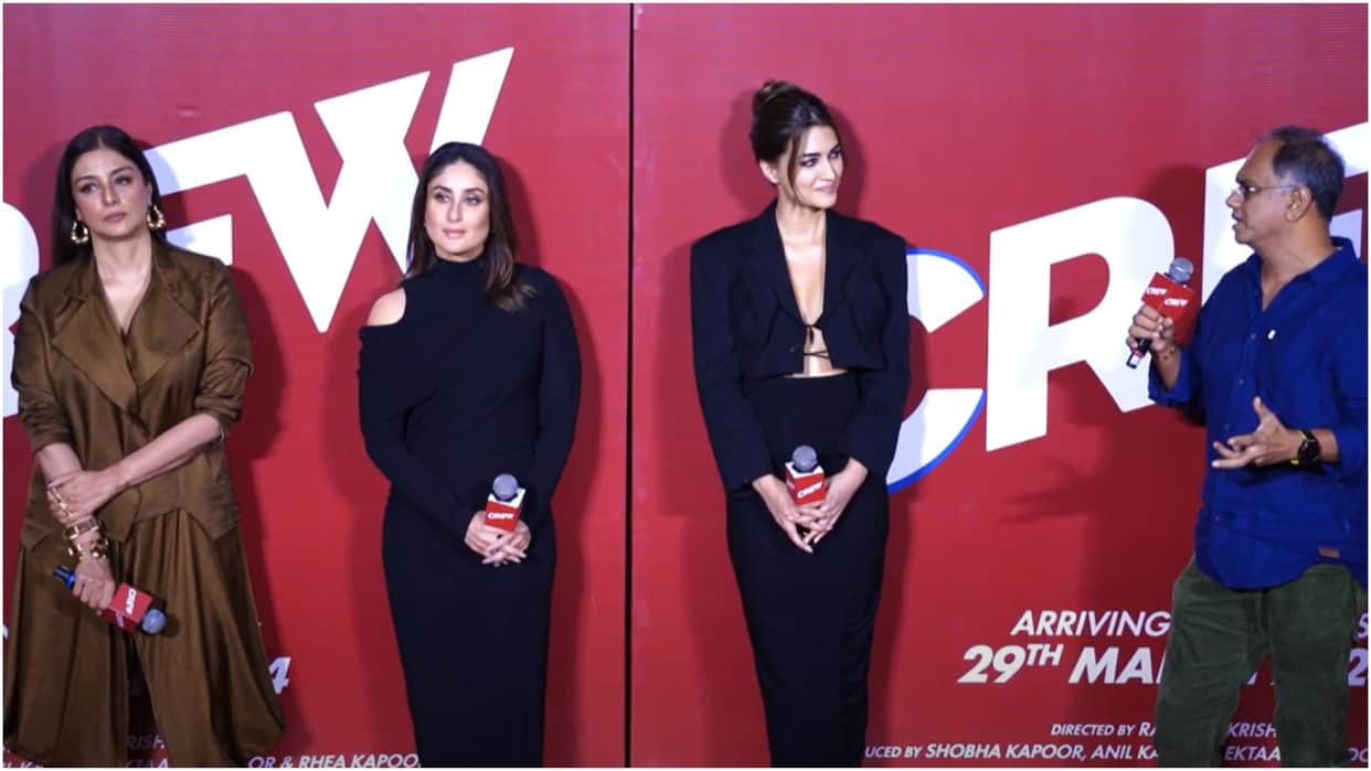Crew Trailer Launch: Tabu Kareena Kapoor Khan Kriti Sanon Rajesh A Krishnan