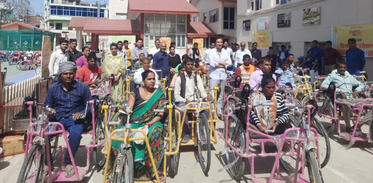 Amar Ujala Disabled Fair, 200 assistive devices distributed to 165 disabled people, program organized by KDMA
