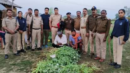 पुलिस की गिरफ्त में आरोपी