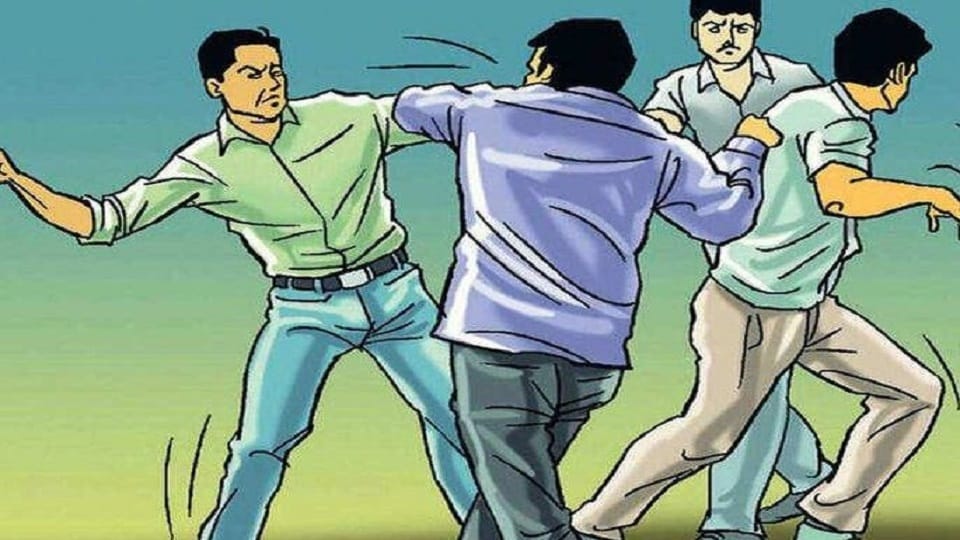 Ten youths beat up three students returning from exams in rudrapur