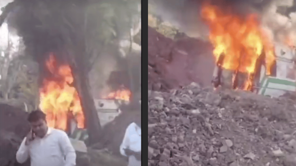indore fire accident dhar road super speciality hospital indore