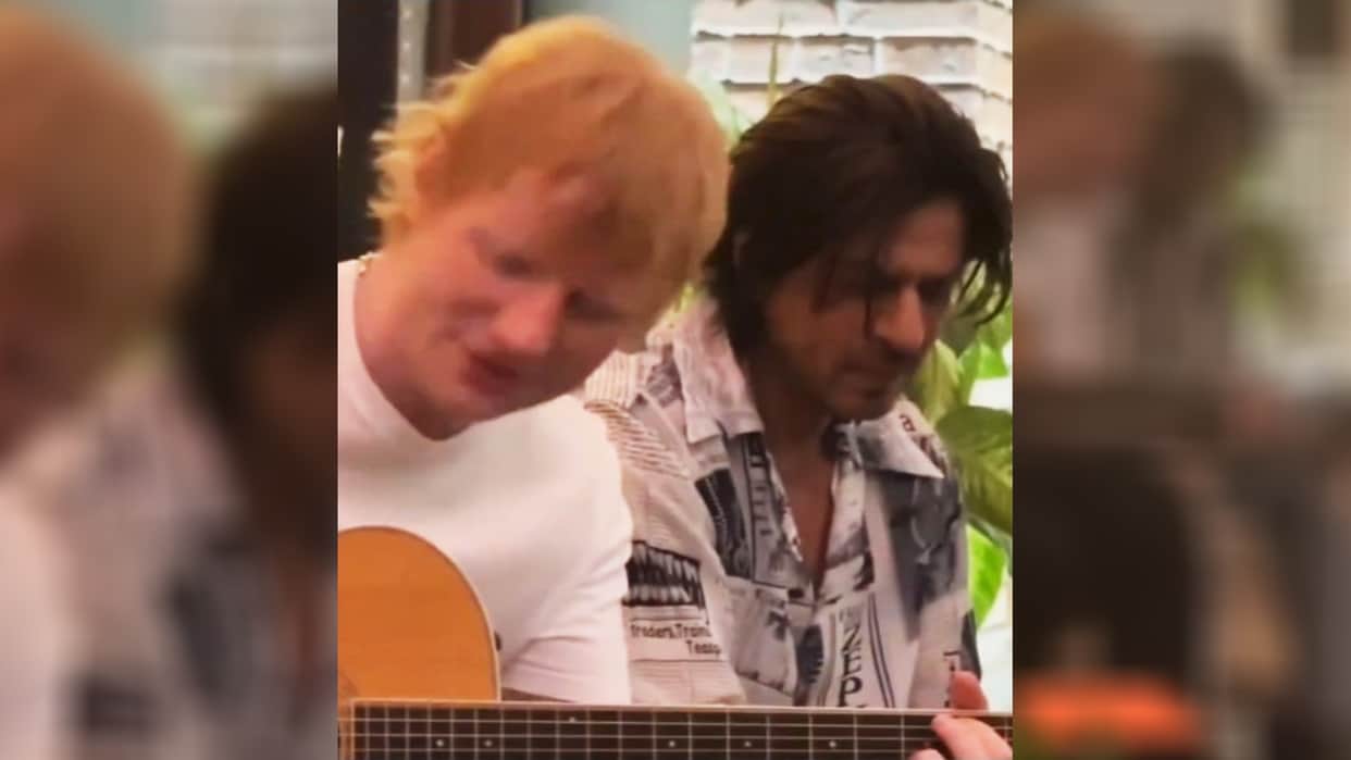 singer Ed sheeran sings perfect song at shah rukh khan house mannat king khan enjoy it farah khan shares video