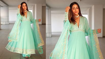 Ramadan 2024 trendy suit for iftar party inspired by hina khan