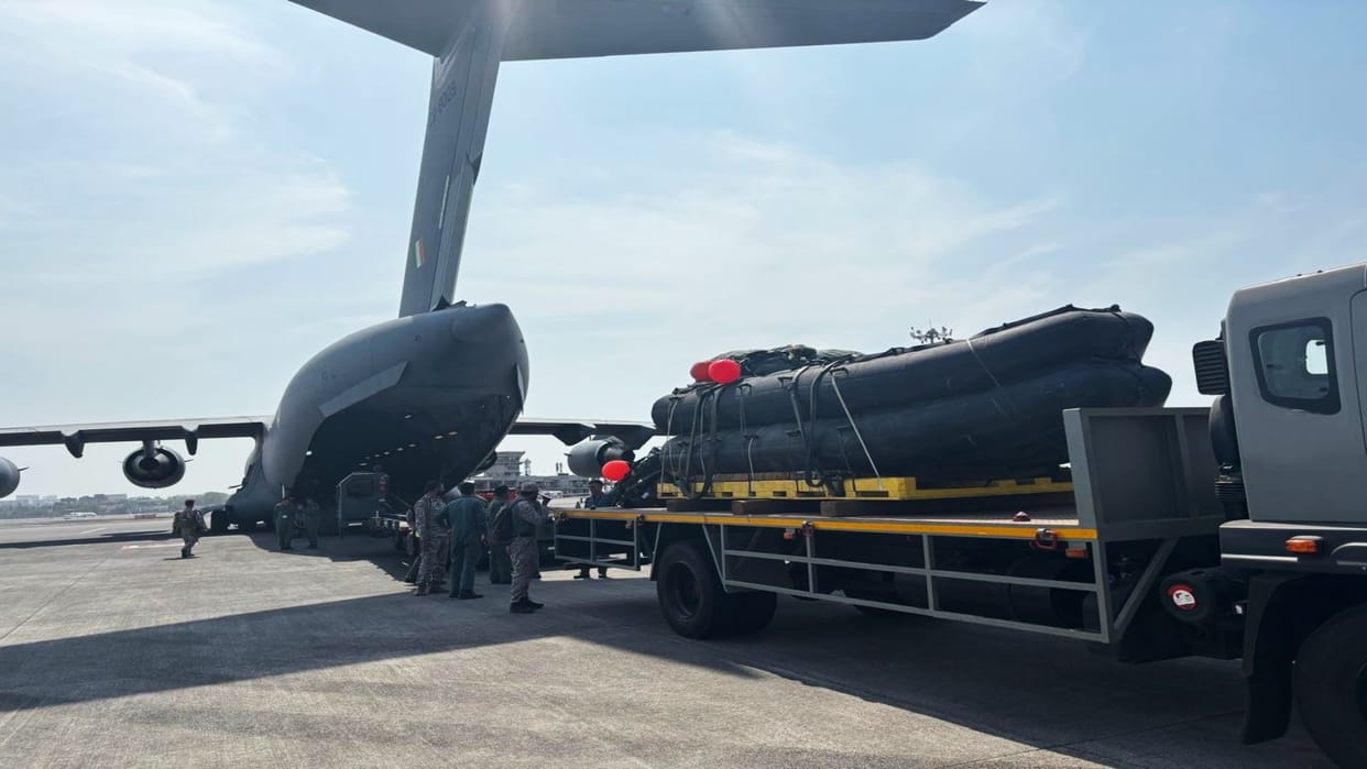 IAF's C-17 aircraft executes precision airdrop in Arabian Sea, helps Navy seize hijacked vessel