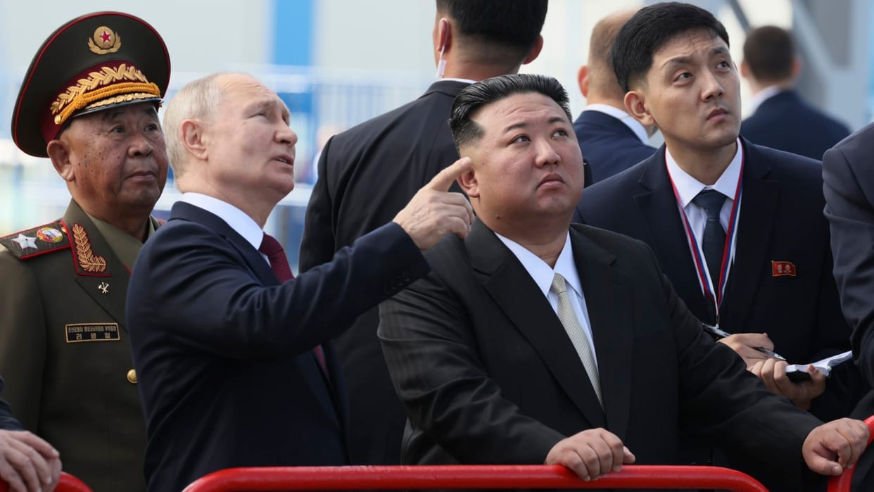 Kim Jong rides in luxury Russian limo gifted by Putin