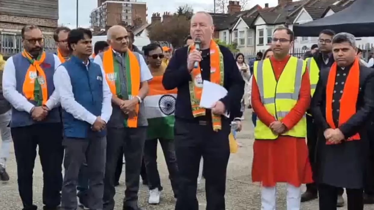 Car rally organised support of BJP in London British MP said India becoming first economy