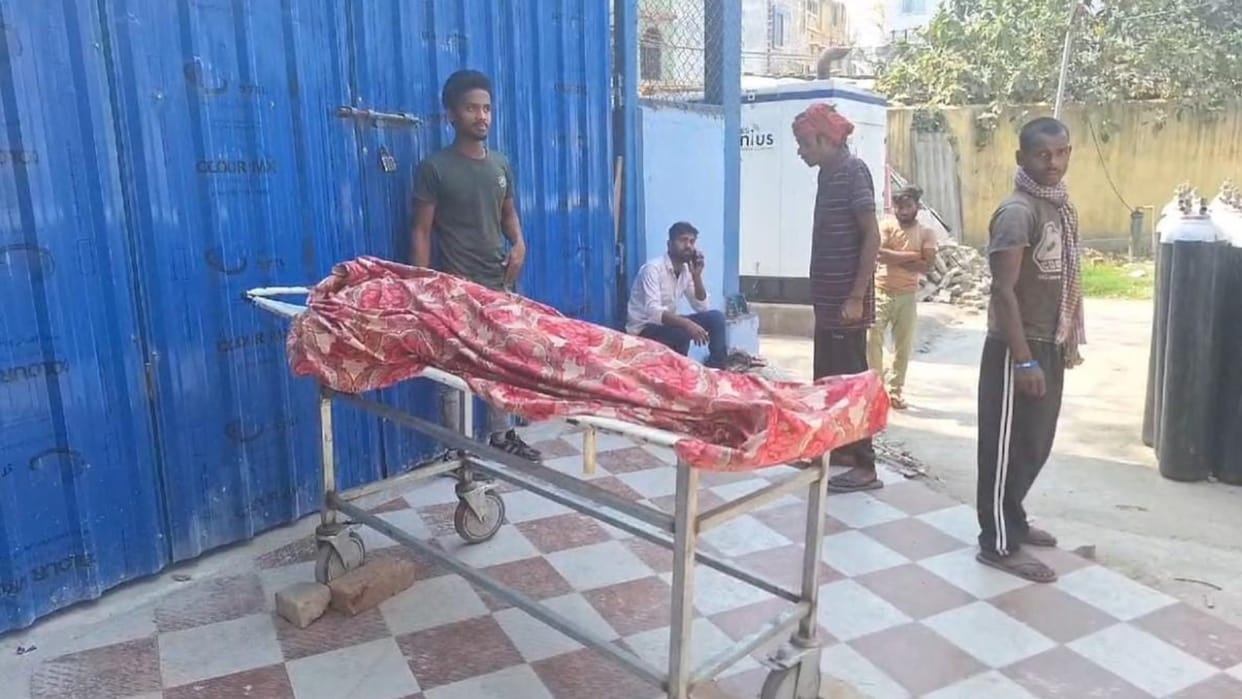 A young man was crushed by a speeding vehicle