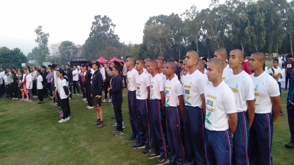 Amar Ujala Foundation Day 2024 Dehradun Youths Run for Environment in Greenathon today in dehradun