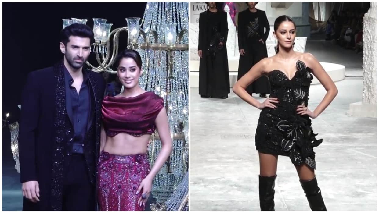 Lakme Fashion Week 2024 Finale Aditya Roy Kapur Janhvi Kapoor Showstopper For Kalki Ananya Panday Fire On Ramp
