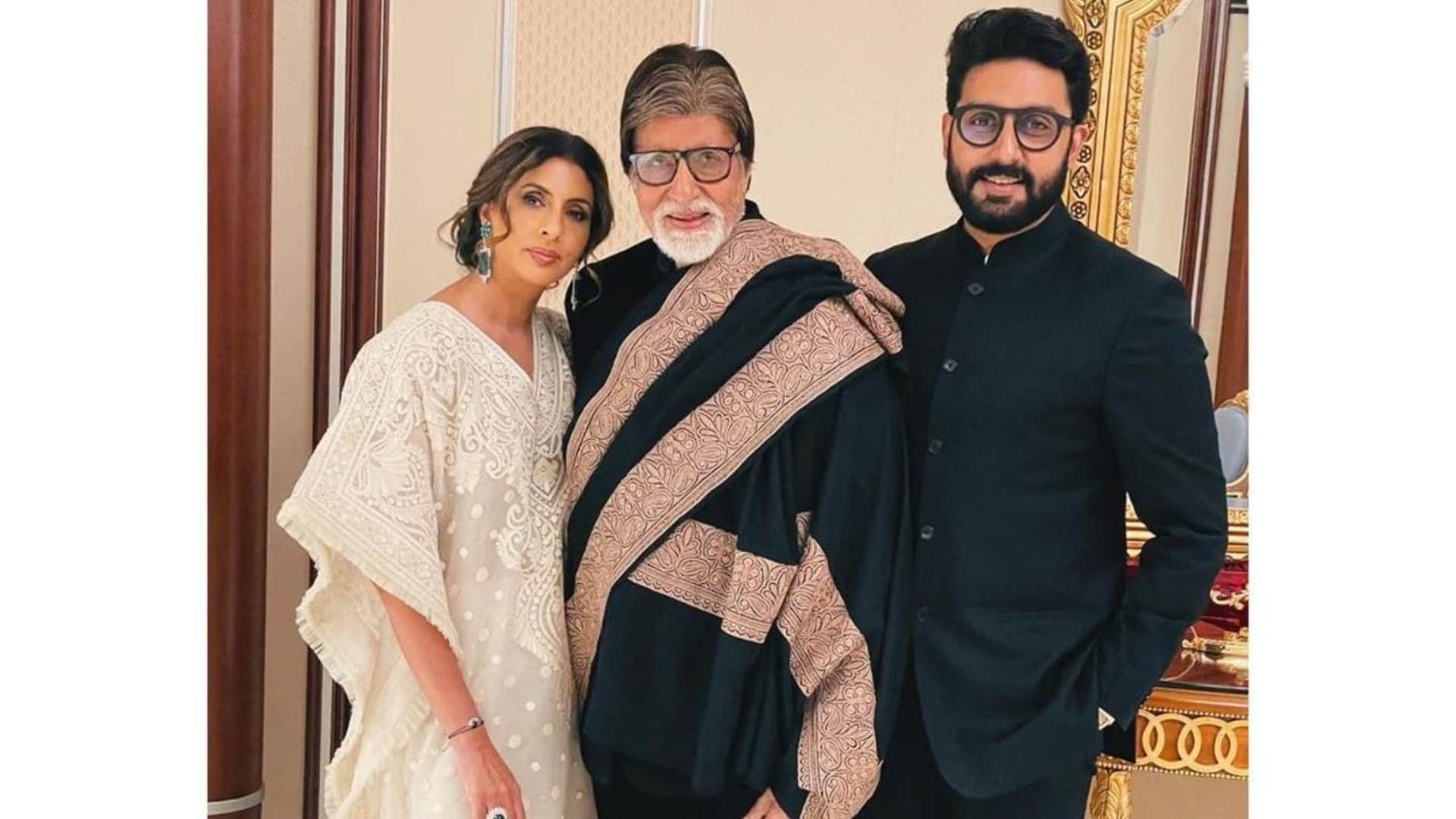 Amitabh Bachchan took a trip down memory lane and recalled he and jaya Bachchan brought Shweta to Prateeksha