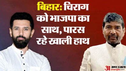 Bihar Lok Sabha Seats: BJP alliance with chirag paswan LJP, Pashupati Paras Out