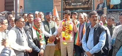 Uttarakhand Lok Sabha Election 2024 Garhwal seat Congress candidate Ganesh Godiyal Road Show in Narayanbagh
