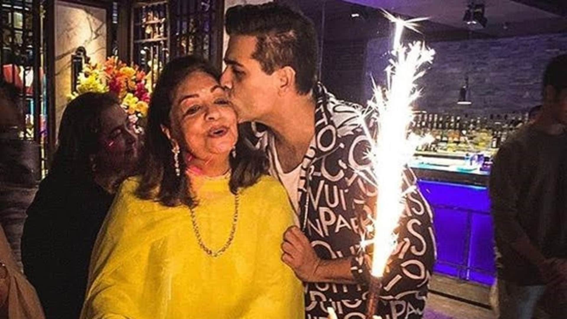 Hiroo Johar Birthday Know Unknown Fact About Karan Johar Mother Career Life and Love Story With Yash johar