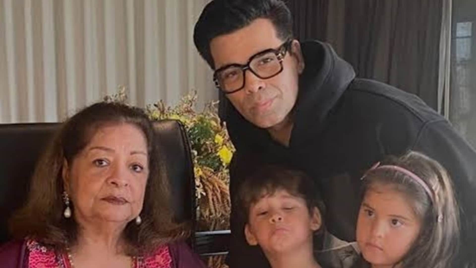 Hiroo Johar Birthday Know Unknown Fact About Karan Johar Mother Career Life and Love Story With Yash johar