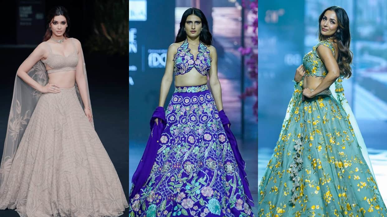 Lakme Fashion Week 2024 bollywood actress wear lehenga Sara ali khan to malaika arora