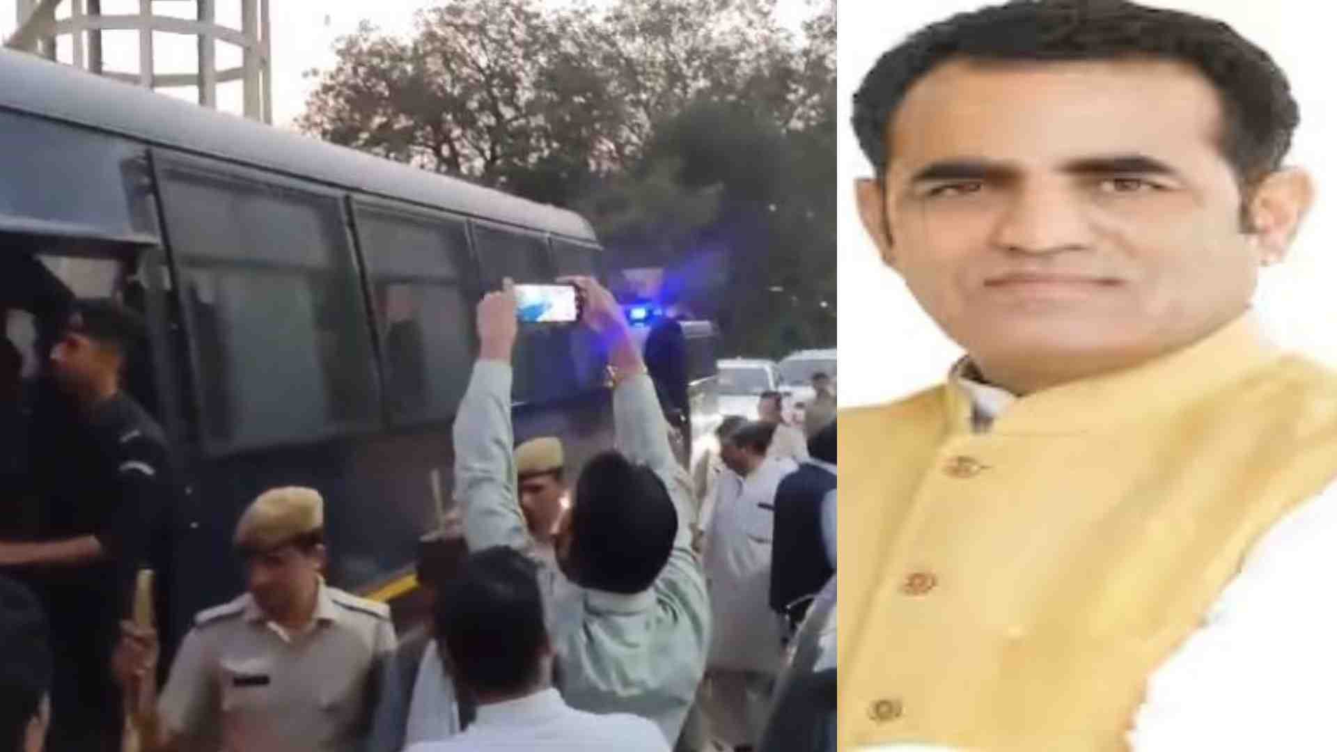 कांग्रेस नेता अमीन पठान।