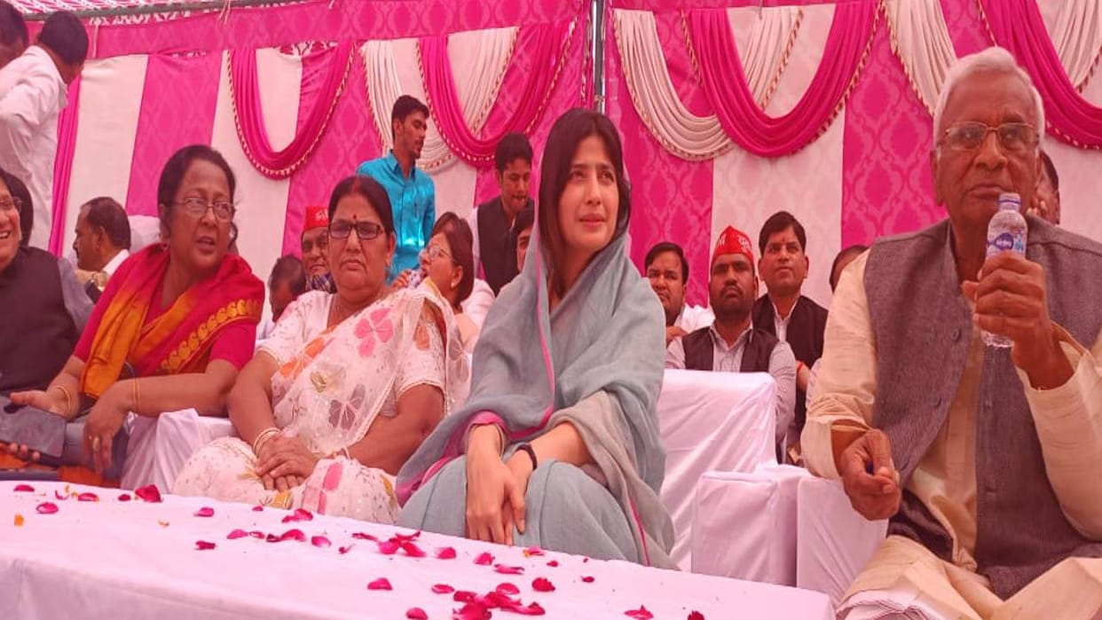 MP Dimple Yadav said people doubts about voting through EVM elections should be done through ballot paper