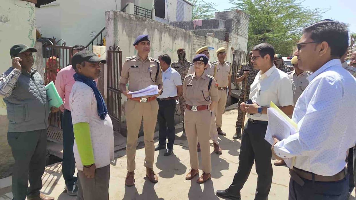 Dausa News: Officials inspected critical polling stations before Lok Sabha elections.