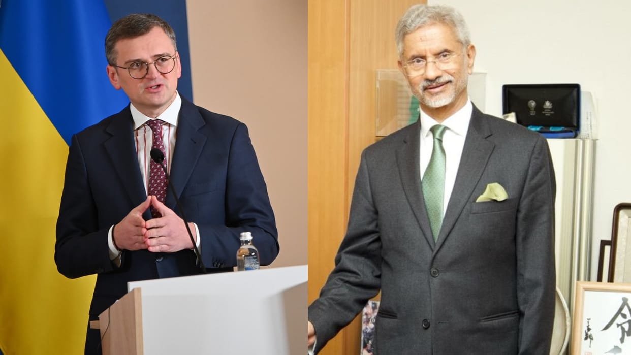 Ukraine Foreign Minister Dmytro Kuleba India Visit Today Russia-Ukraine conflict peaceful resolution