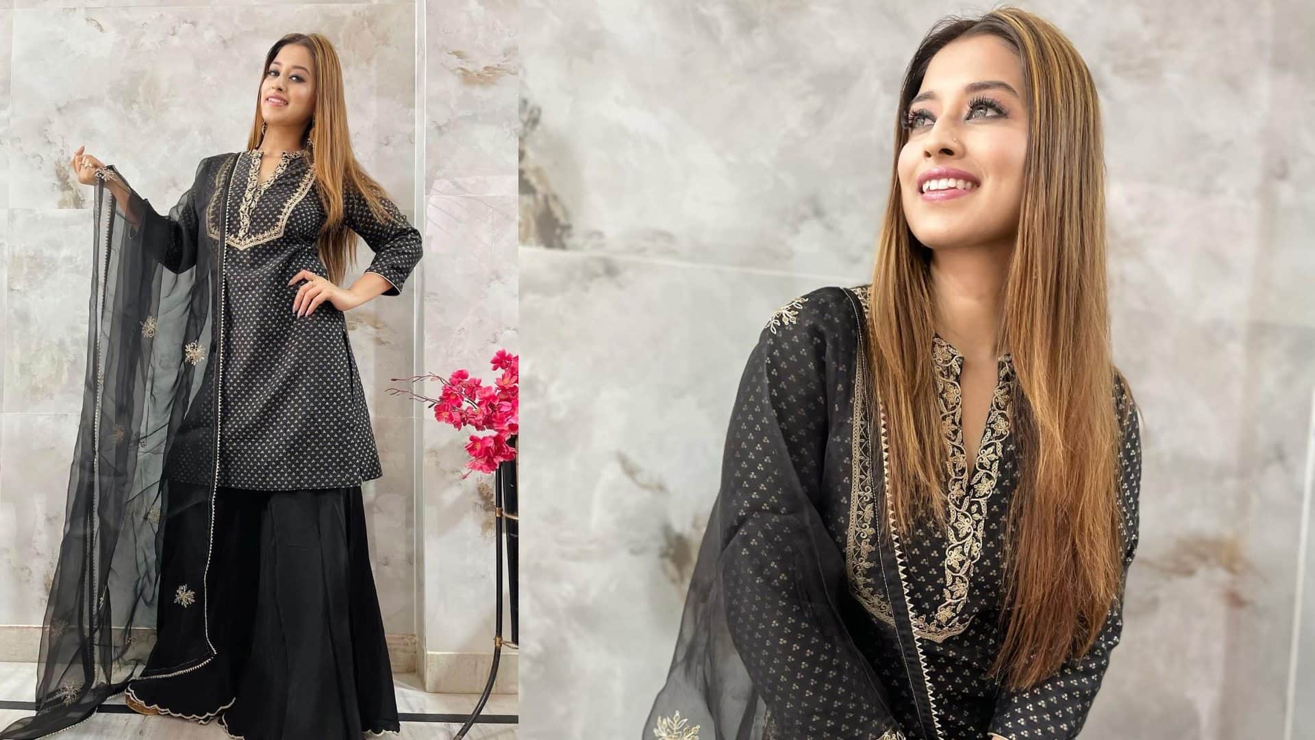 Eid 2024 trendy suit salwar for eid inspired by Somi Khan wife of Adil Khan Durrani