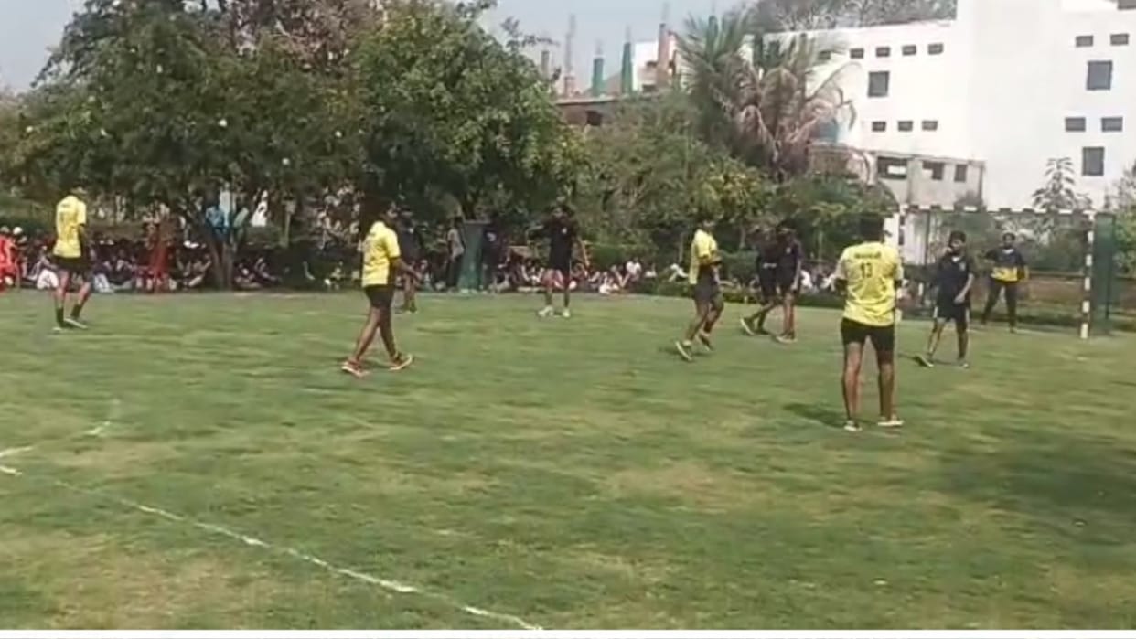 Vikas Club becomes champion in District Women Handball Competition