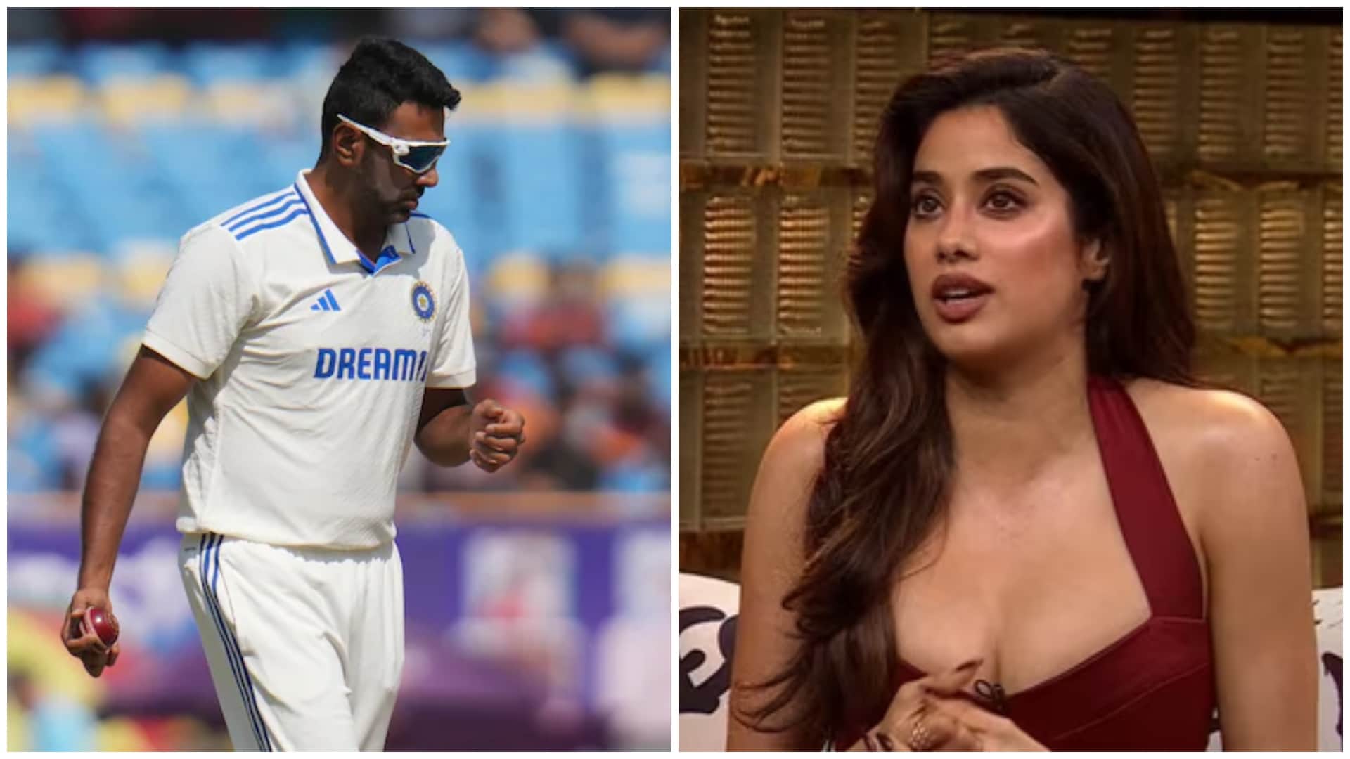 IPL 2024: Ashwin heart broken after chatting with actress Janhvi Kapoor parody account, fans enjoyed