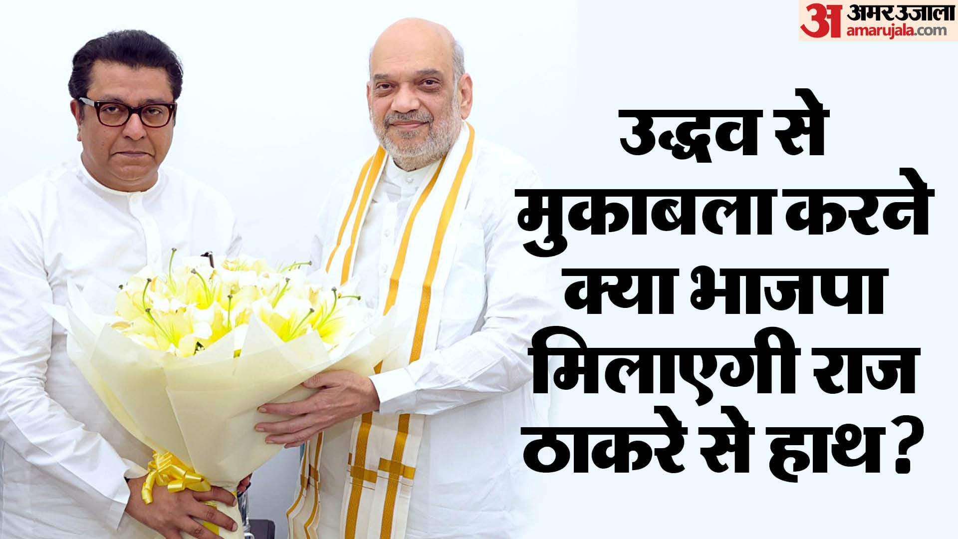 Maharashtra: Raj Thackeray with Amit Shah
