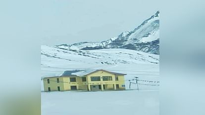 Voting challenge: There is still one foot of snow in Tashigang, the world's highest polling station.