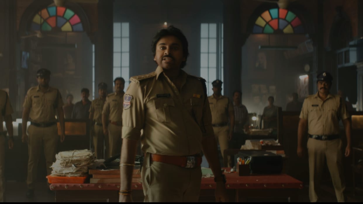 Ustaad Bhagat Singh New teaser Released Pawan Kalyan Sreeleela Harish Shankar DSP