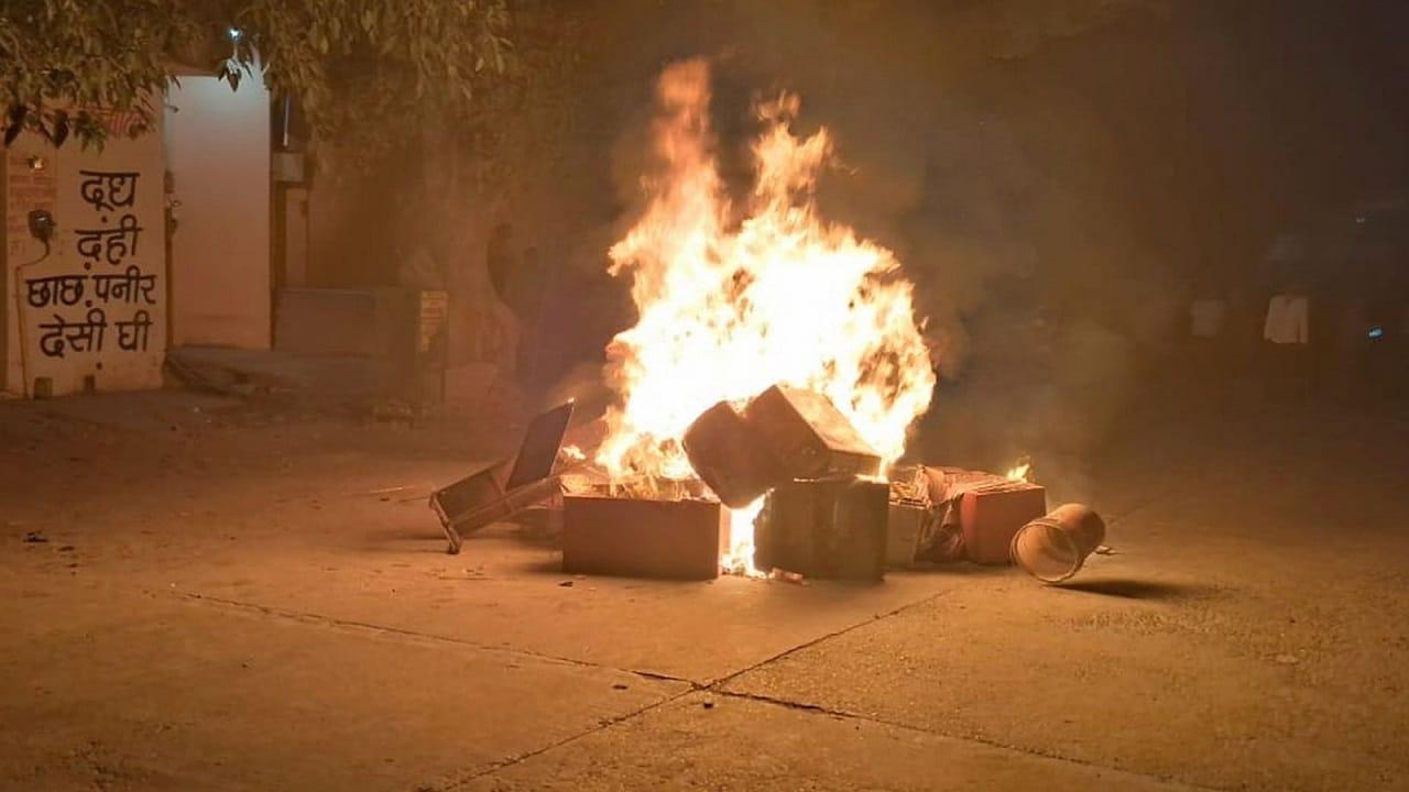 Budaun Police is identifying the accused in the case of vandalism and arson