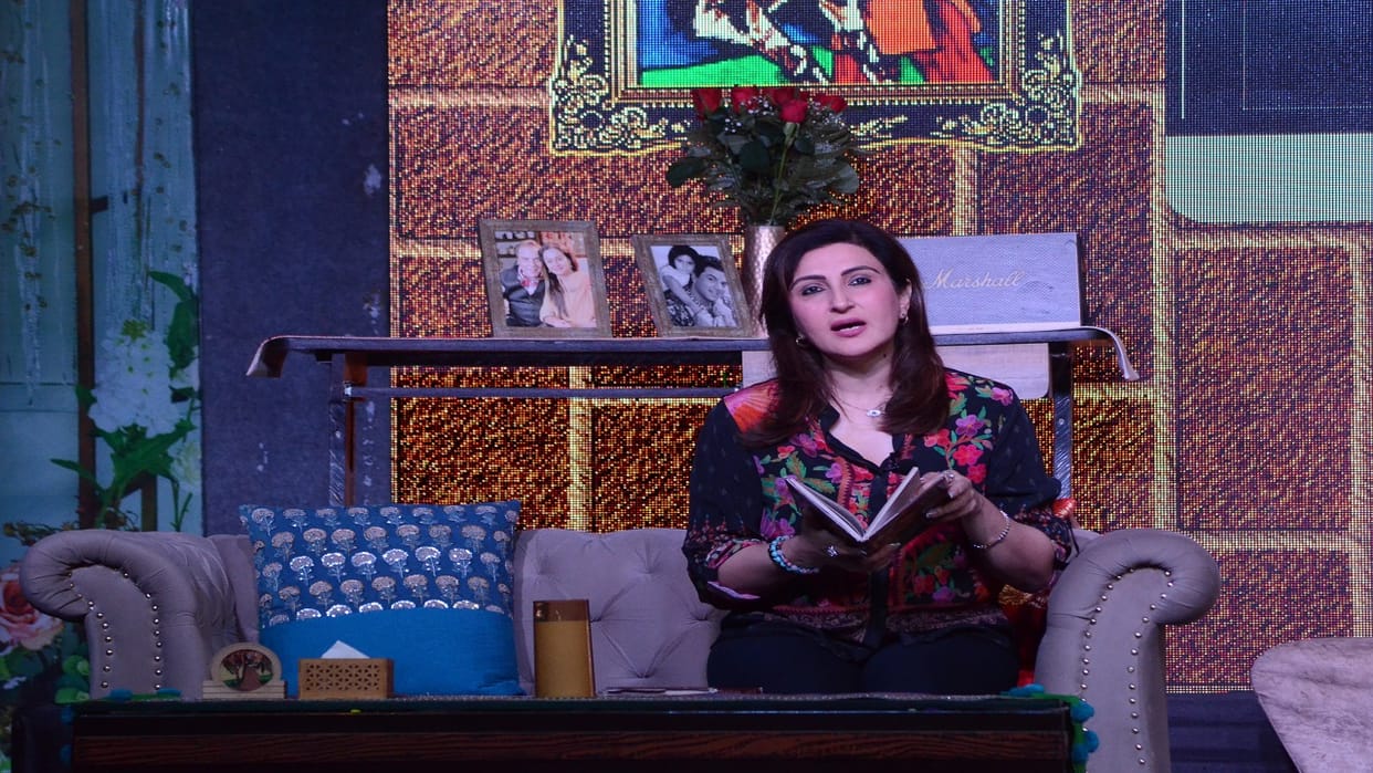 Actress Juhi Babbar performed the play With Love Aapki Sayara in Bareilly IMA Hall