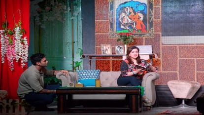 Actress Juhi Babbar performed the play With Love Aapki Sayara in Bareilly IMA Hall