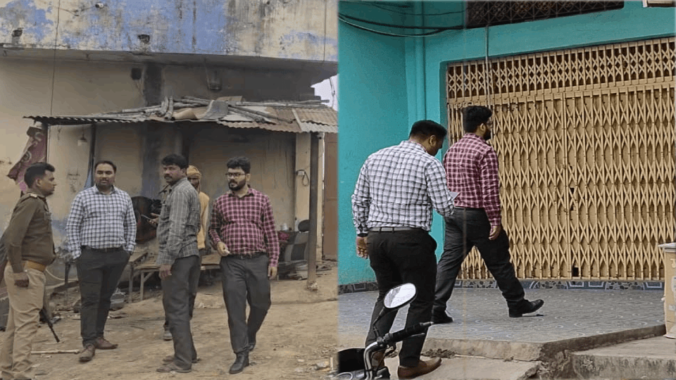 GST team raided house and godown of a big scrap dealer
