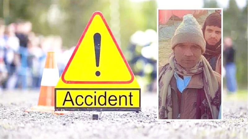 Drivers body found lying on the divider in Hardoi, police believe death to be due to road accident